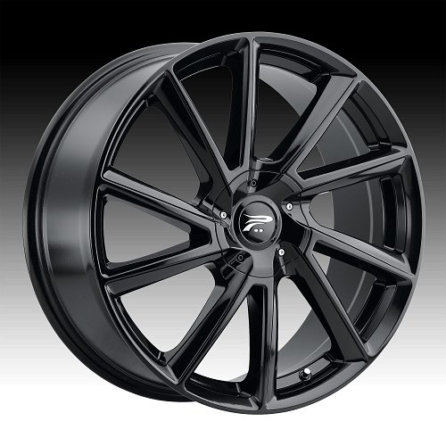 Platinum 466BK Mystic Gloss Black Custom Wheels 1